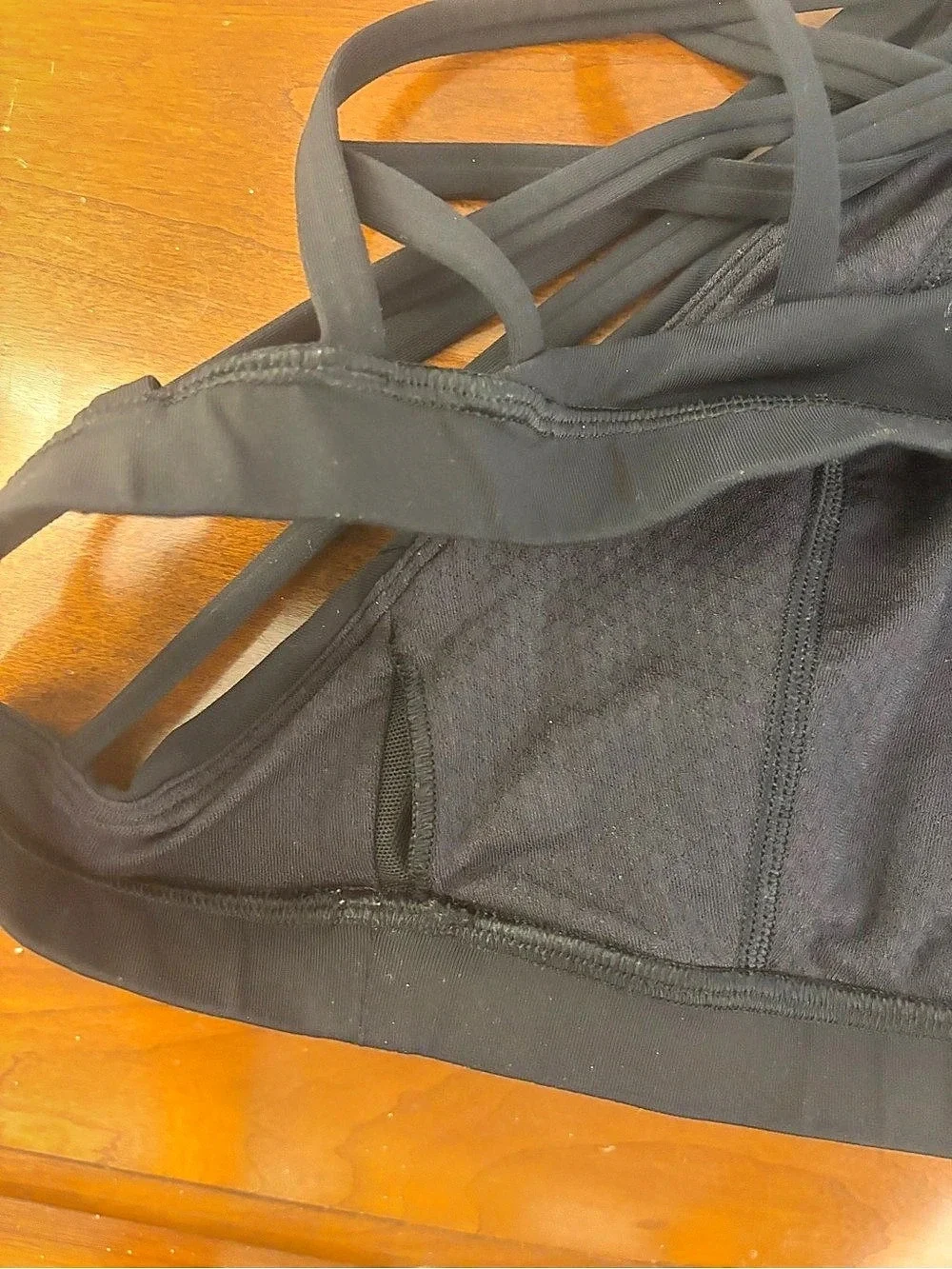 lululemon Free To Be Serene Bra Black Athletic Bra